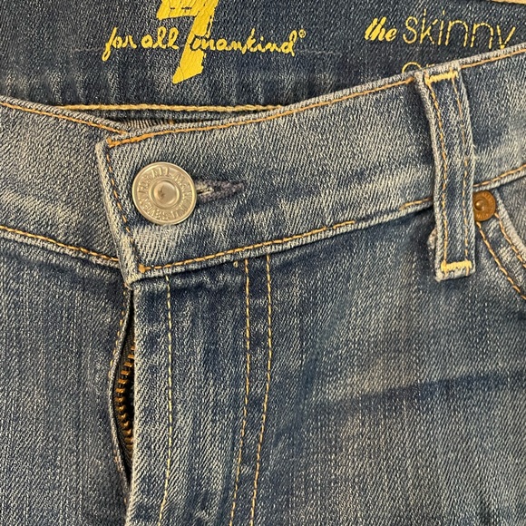 7 for all mankind cropped Jeans Size 29 - Picture 4 of 9